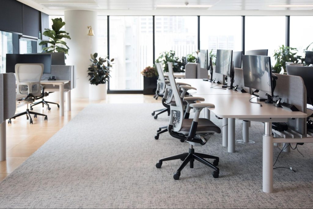 Spotless office cleaned by team at Picture Perfect Cleaning